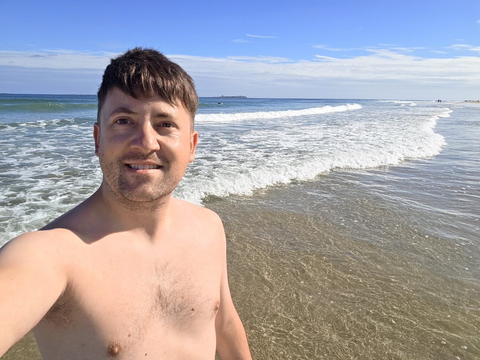 Cold water swim Challenge — Take a cold water swim in the North Sea